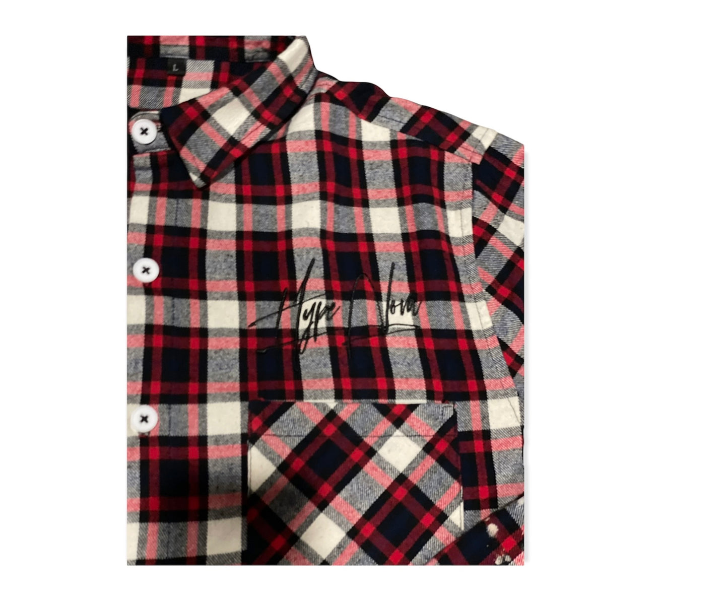 "Big Frank" Ripped Flannel Shirt