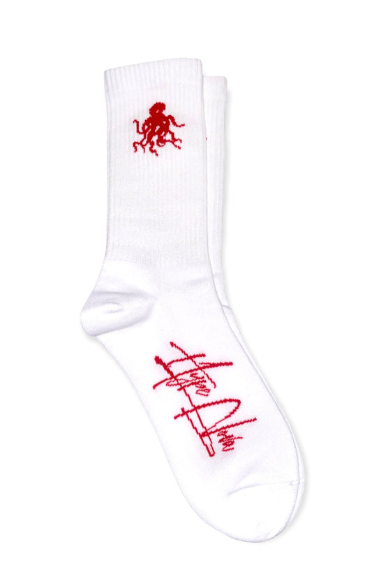 "Red" Hypenova Mid Crew Socks